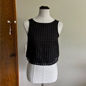 Black Sleeveless Top